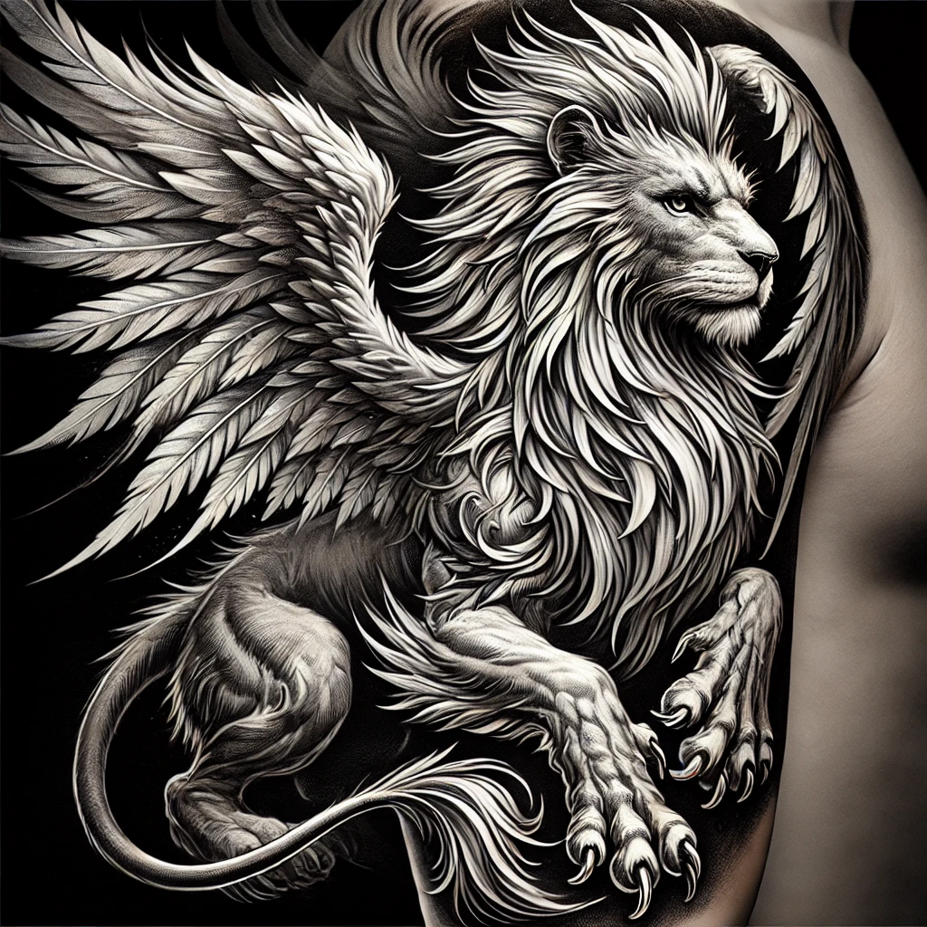 Gryphons Tattoo for men
