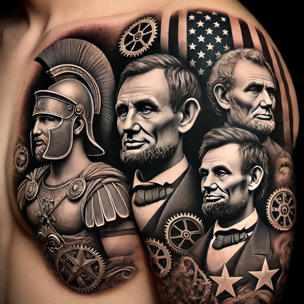 Historical Figures Tattoo for men