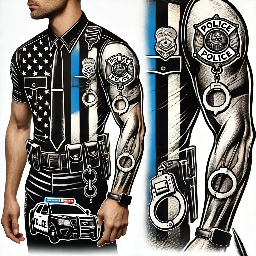 Law Enforcement Warrior Tattoo