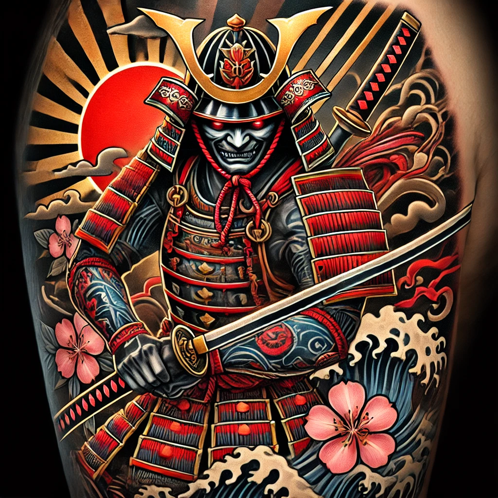 Samurai Tattoo for men