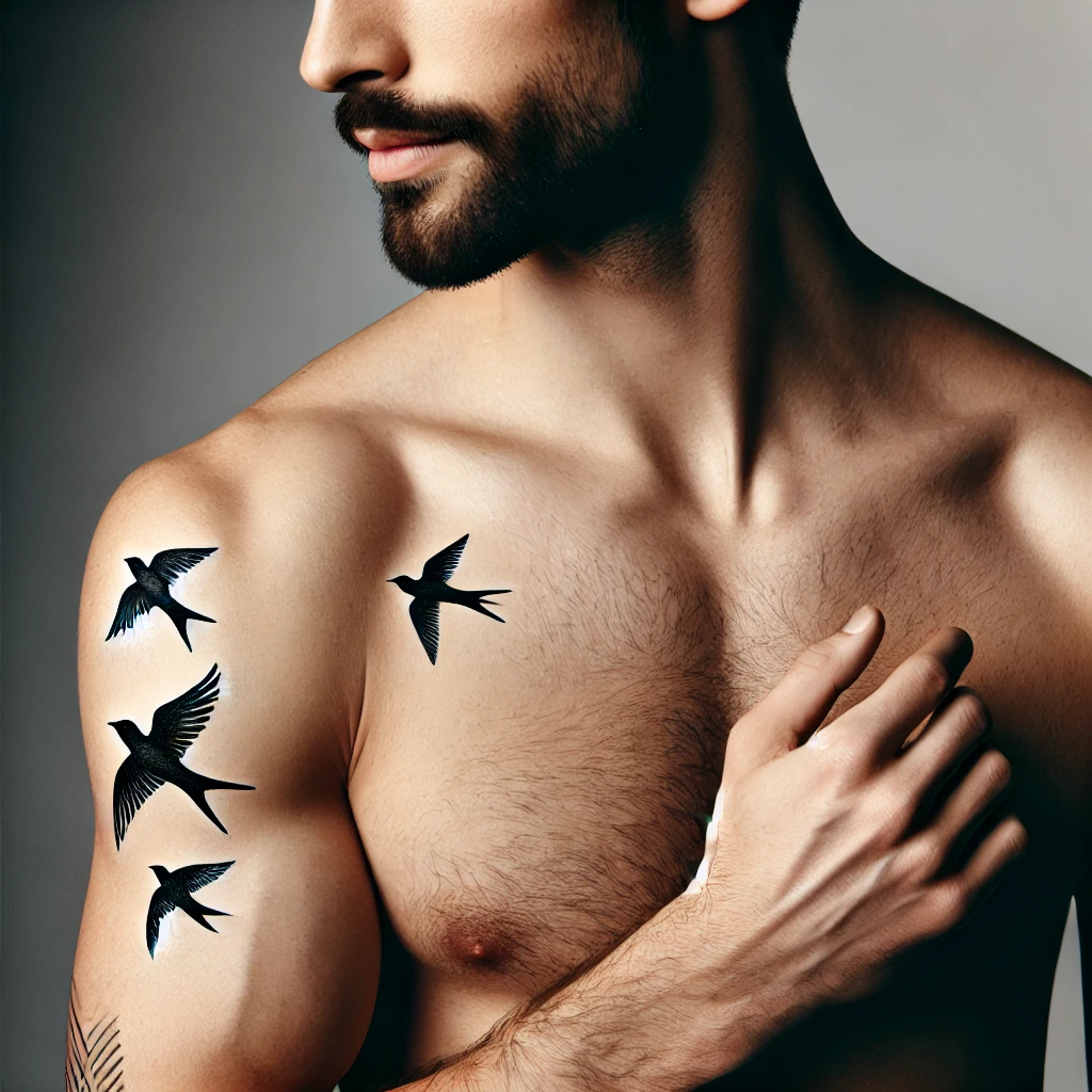 Small Bird Tattoos for men