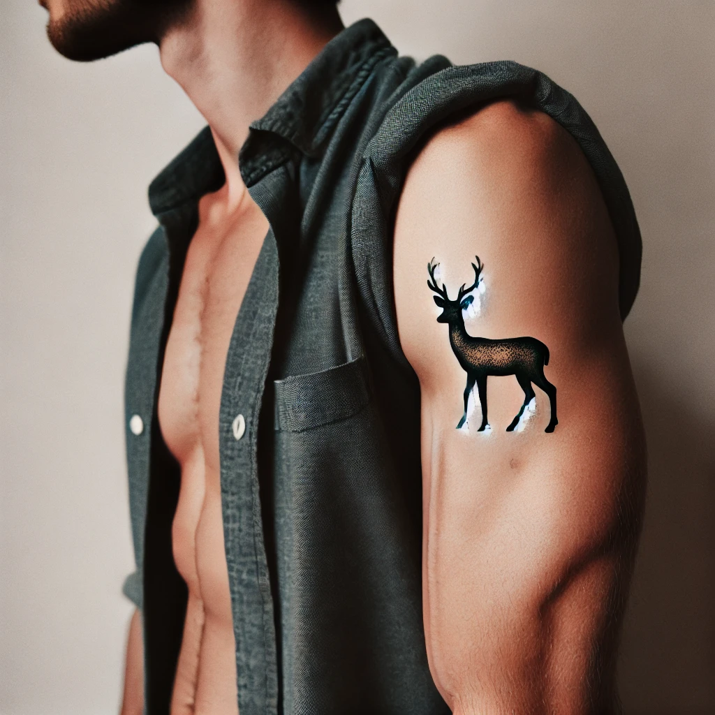 Small Deer Tattoos 