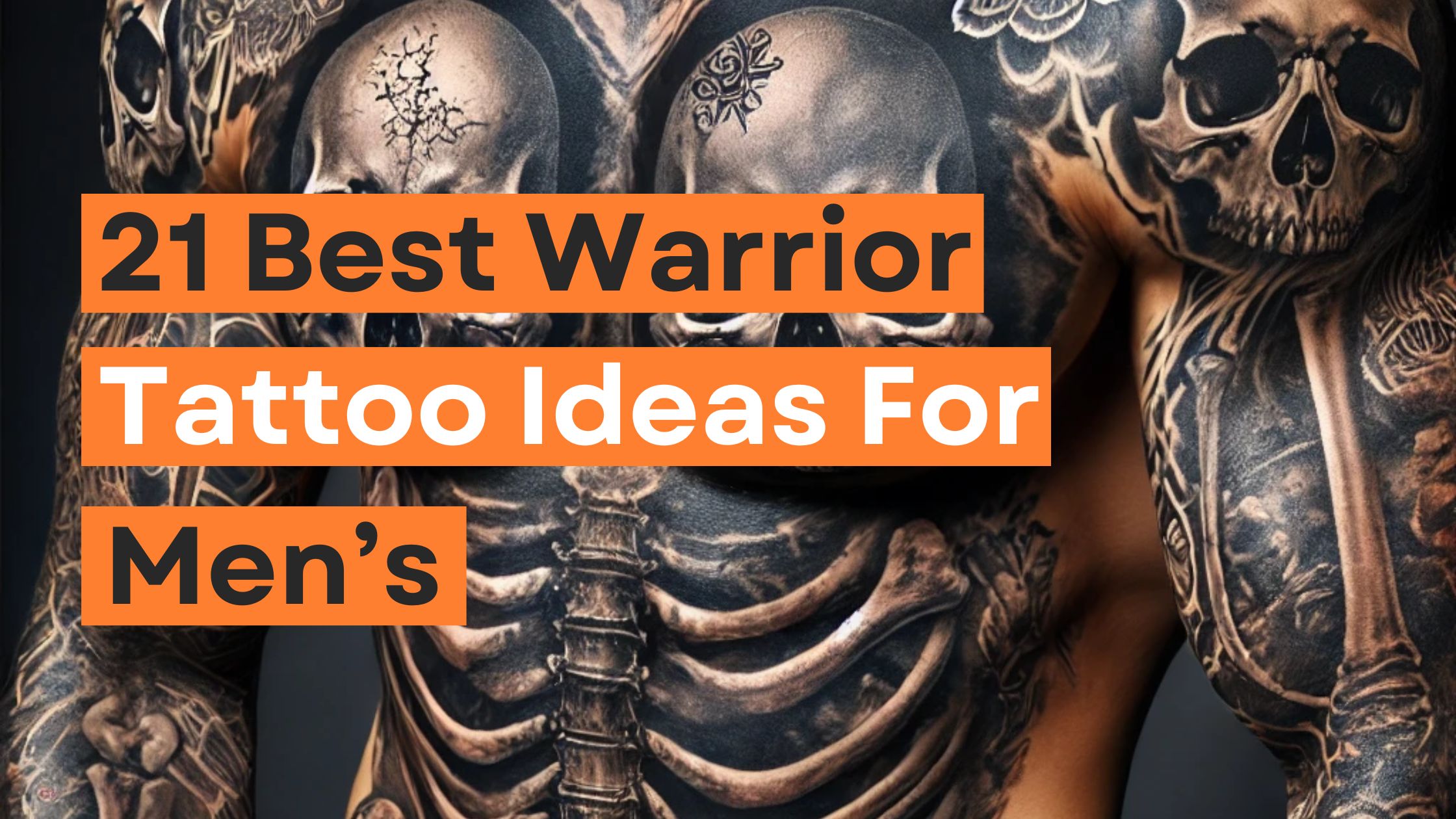 warrior tattoo for men
