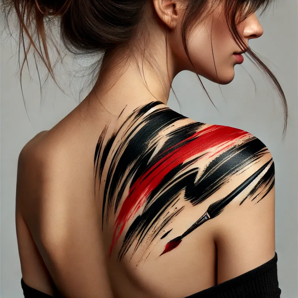 Brushstroke Tattoos