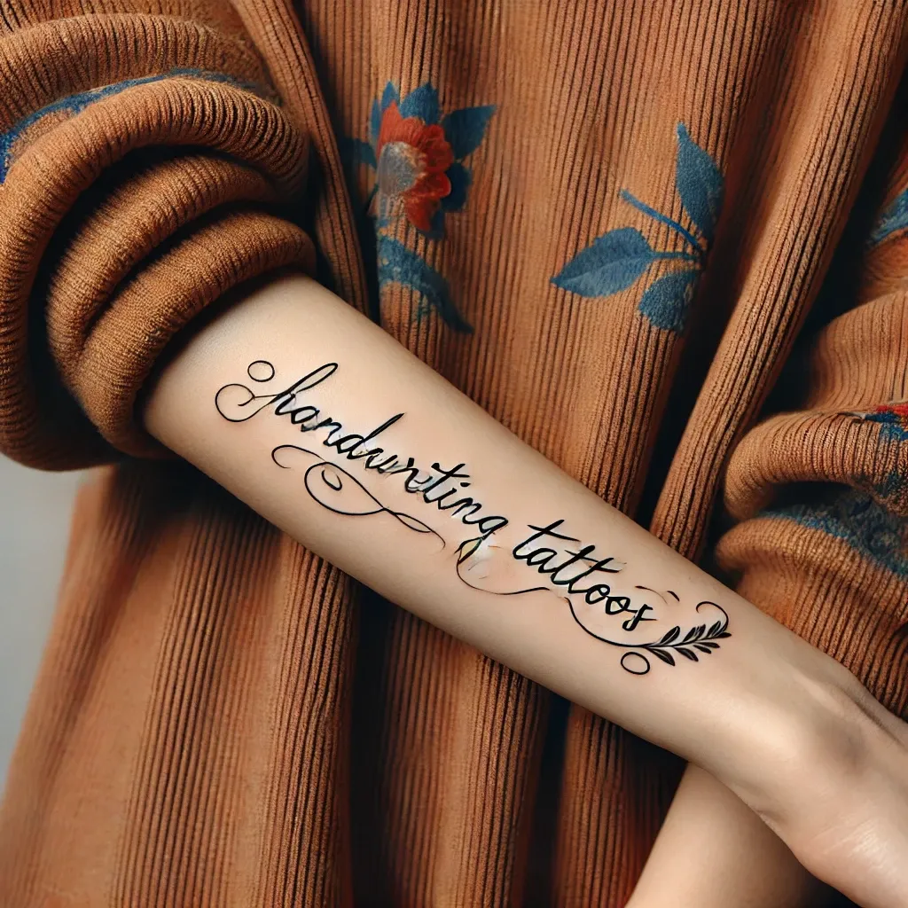 Handwriting Tattoos