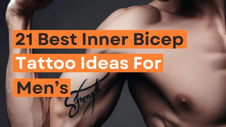 Inner Bicep Tattoo Men