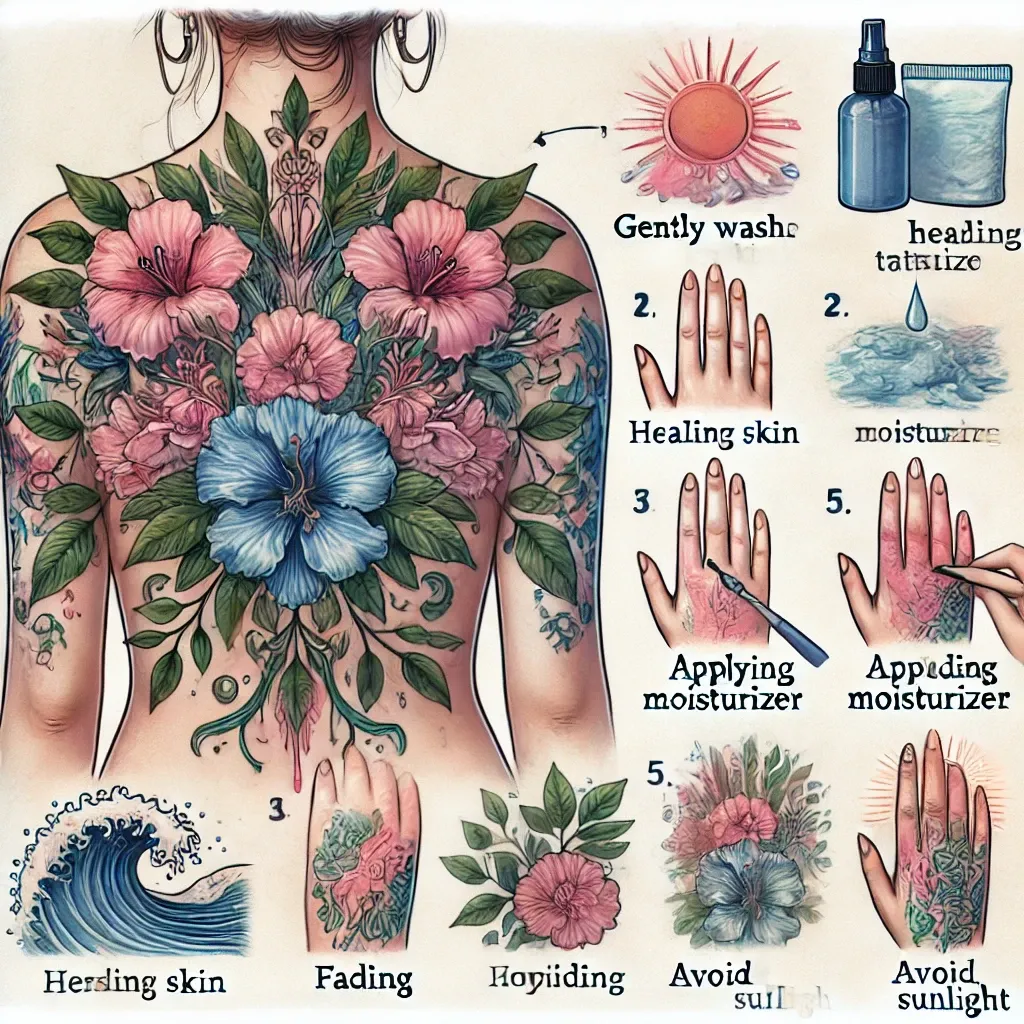 Maintaining Watercolor Tattoos