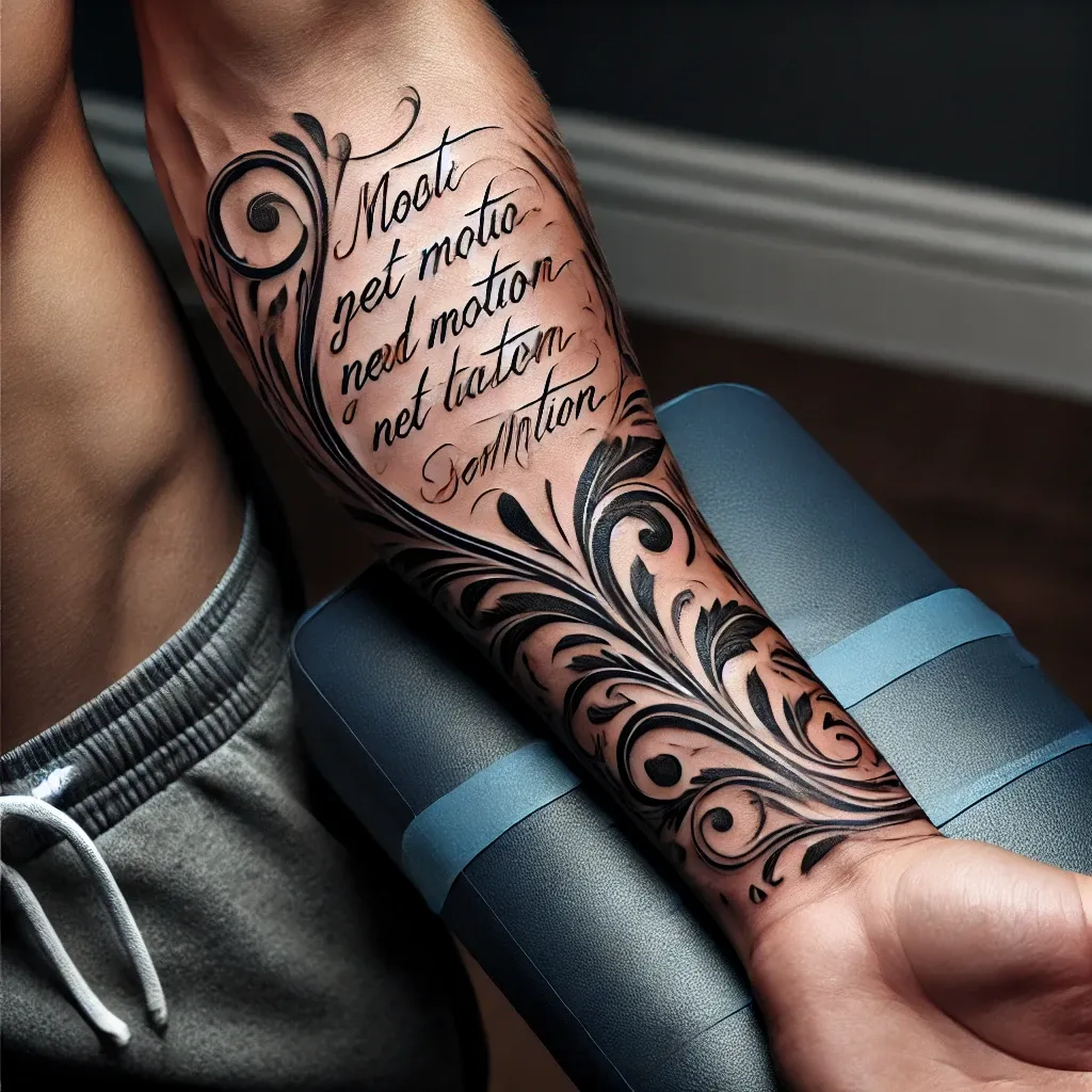 Quote Forearm Tattoos