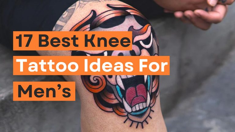 knee tattoos for men
