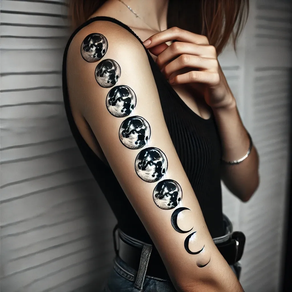 Moon Phases Tattoos