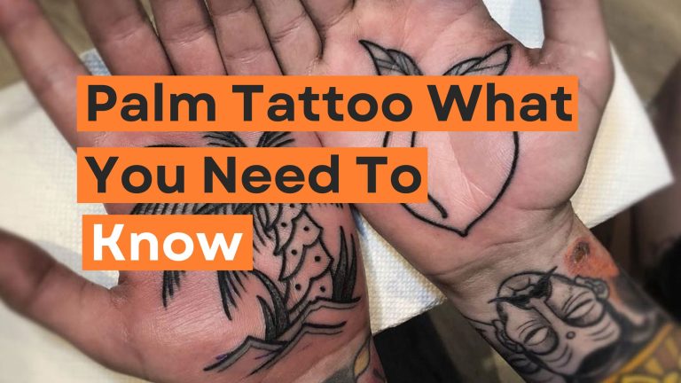 palm tattoo