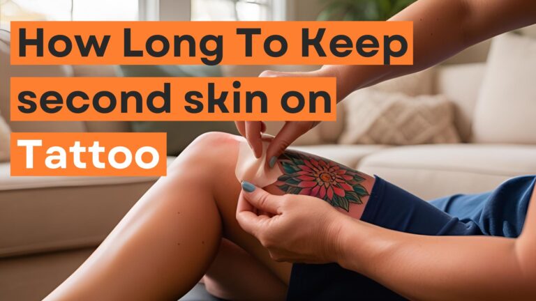how long to keep second skin on tattoo
