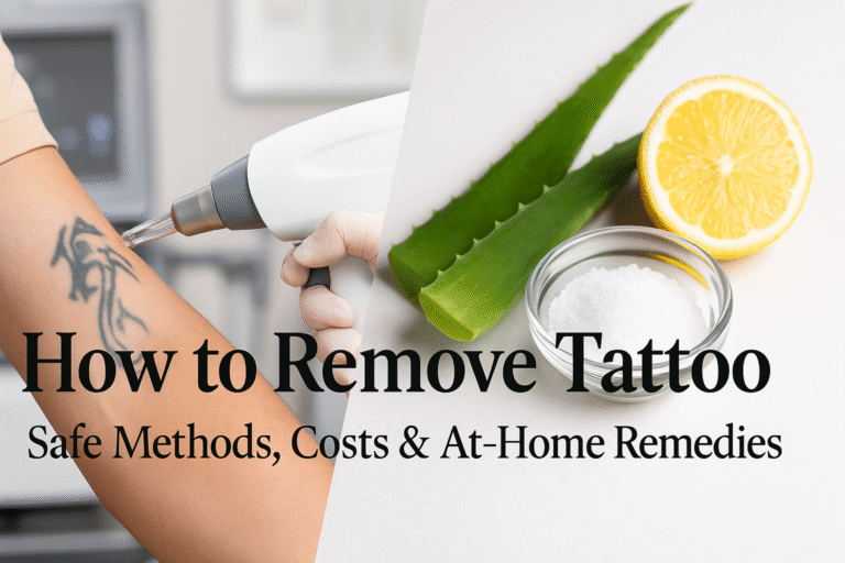 how to remove a tattoo at home