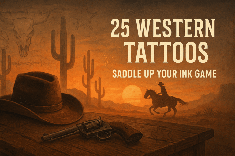 25 Western Tattoos: Saddle Up Your Ink Game