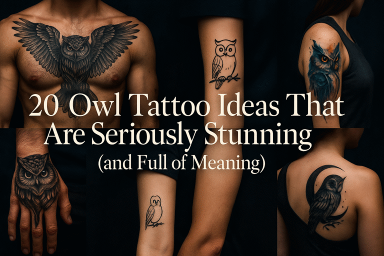20 Owl Tattoo Ideas That Are Seriously Stunning (and Full of Meaning)