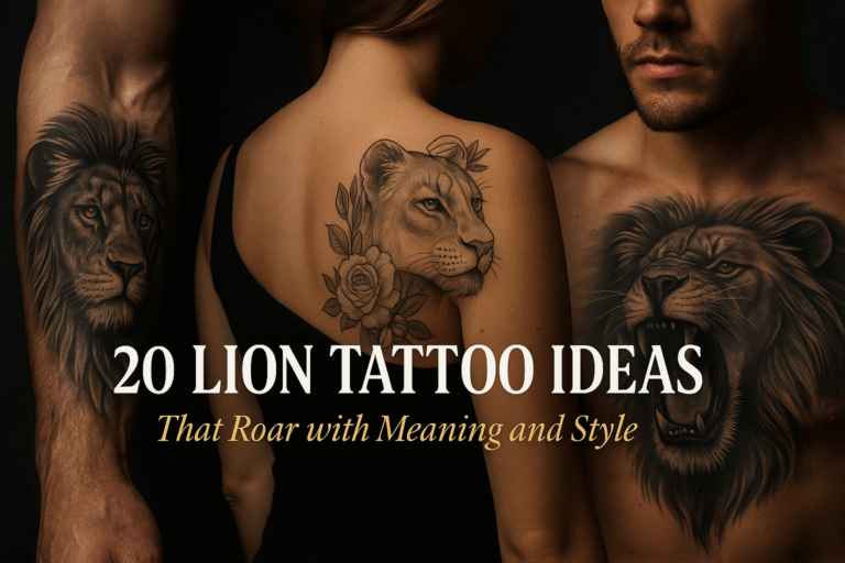 20 Lion Tattoo Ideas That Roar with Meaning and Style