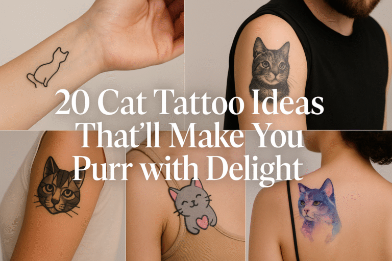 20 Cat Tattoo Ideas That’ll Make You Purr with Delight