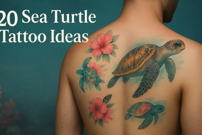 20 Sea Turtle Tattoo Ideas That’ll Make You Want to Dive Into Ink