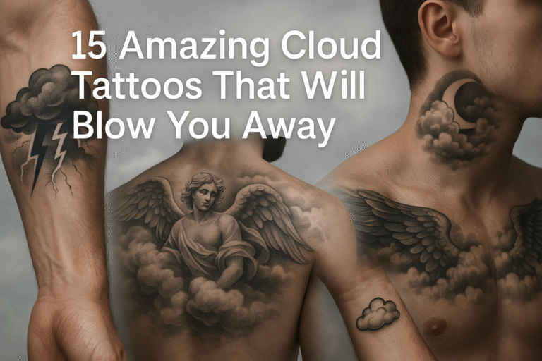 15 Amazing Cloud Tattoos That Will Blow You Away