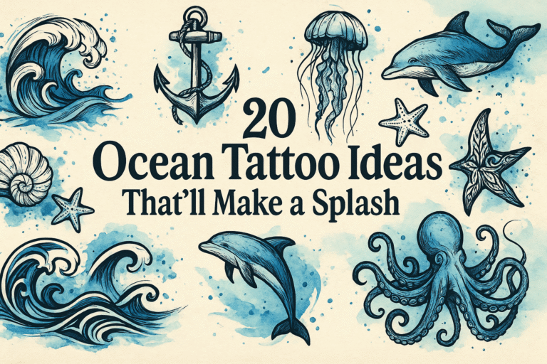 20 Ocean Tattoo Ideas That’ll Make a Splash (Literally)