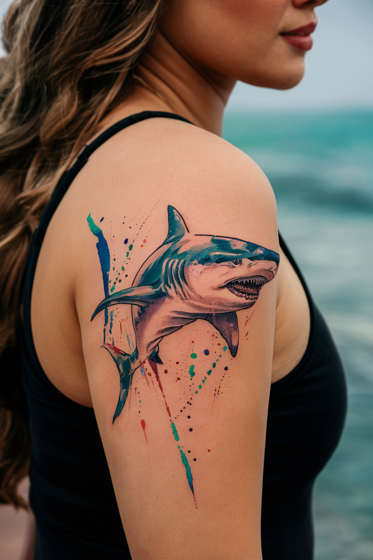 20 Shark Tattoo Ideas That Bite (In a Good Way!)