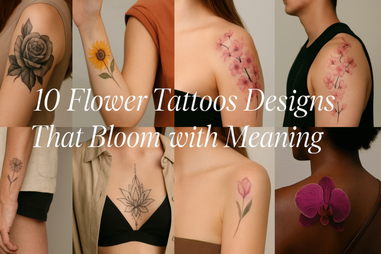 10 Flower Tattoos: Designs That Bloom with Meaning