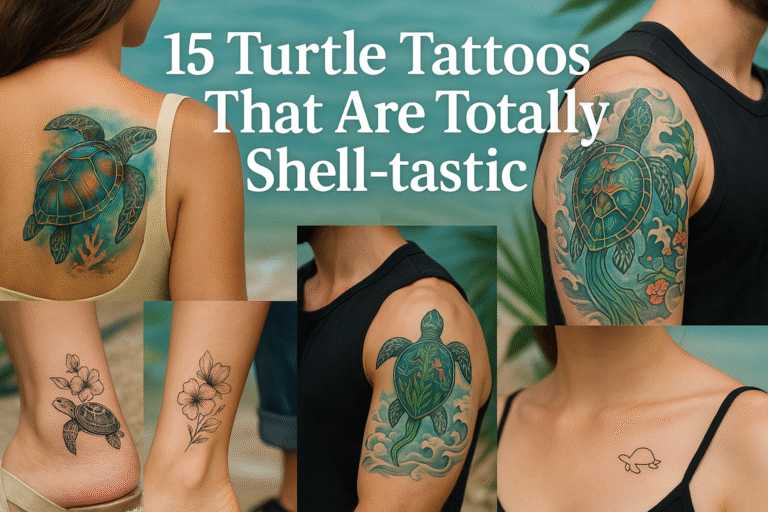 15 Turtle Tattoos That Are Totally Shell-tastic (And What They Mean)