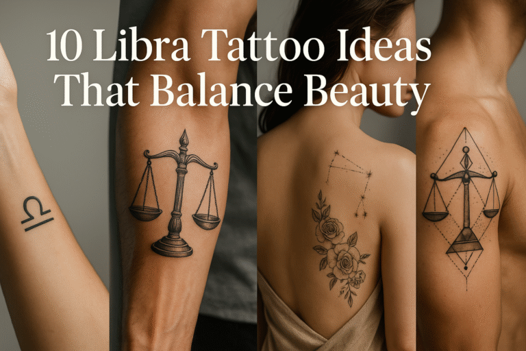 10 Libra Tattoo Ideas That Balance Beauty and Meaning