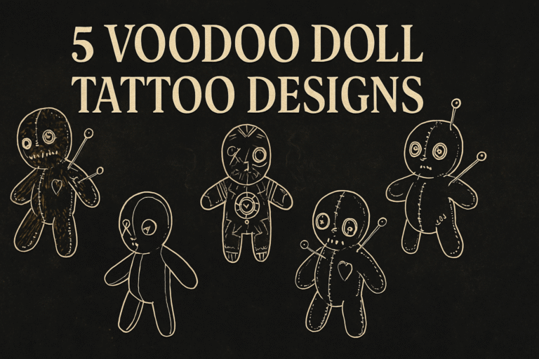 5 Voodoo Doll Tattoo Designs That’ll Cast a Spell on You