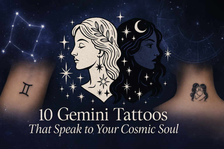 10 Gemini Tattoos That Speak to Your Cosmic Soul