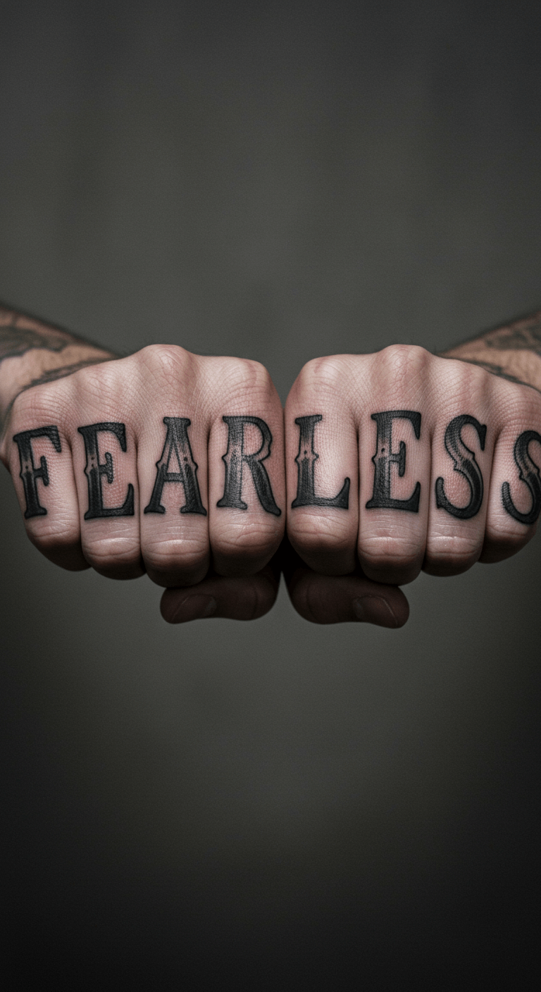 11 Knuckle Tattoos: Bold Ideas to Wear Your Story on Your Hands