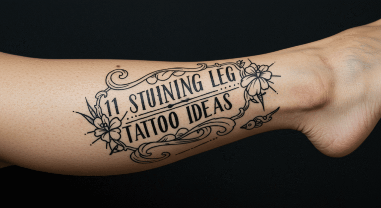 11 Stunning Leg Tattoo Ideas To Ignite Your Ink Inspiration