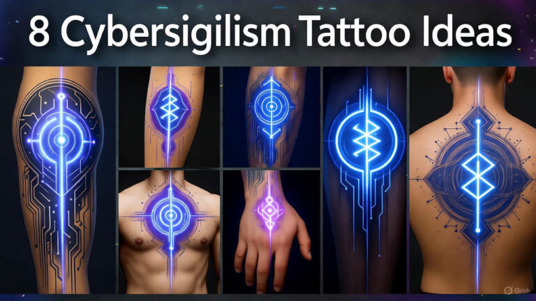 8 Cybersigilism Tattoo Ideas