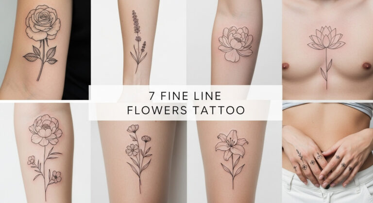 7 Fine Line Flowers Tattoo Ideas You’ll Absolutely Love