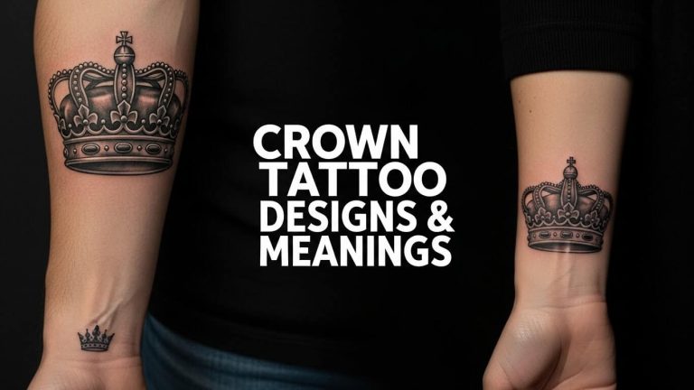 10 Crown Tattoo Ideas That Scream Power, Style, and Meaning