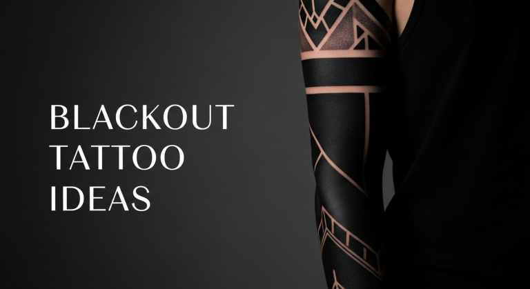 10 Blackout Tattoo Ideas (That Actually Look Insane in the Best Way)