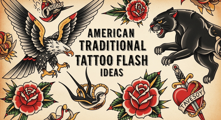 6 American Traditional Tattoo Flash Ideas