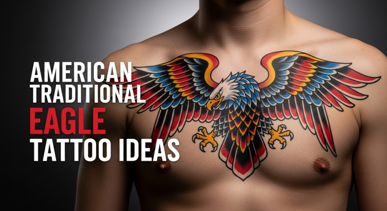 6 American Traditional Eagle Tattoo Ideas
