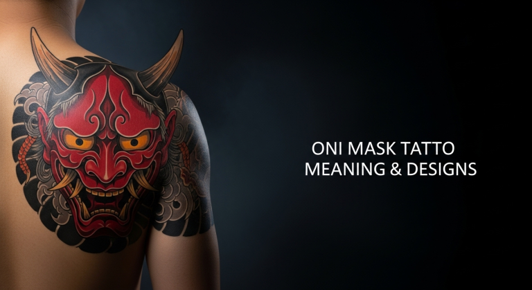 5 Oni Mask Tattoo Ideas That Hit Hard (Meaning, Style, and Placement)