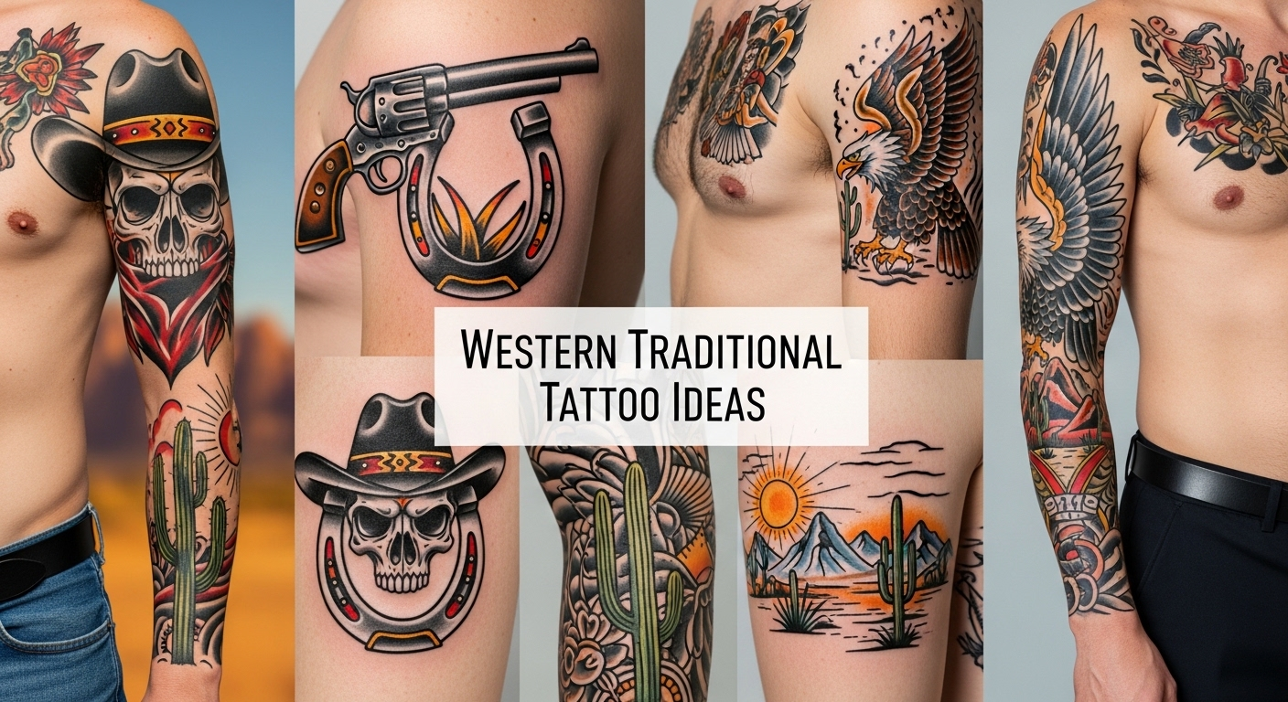 western traditional tattoo​