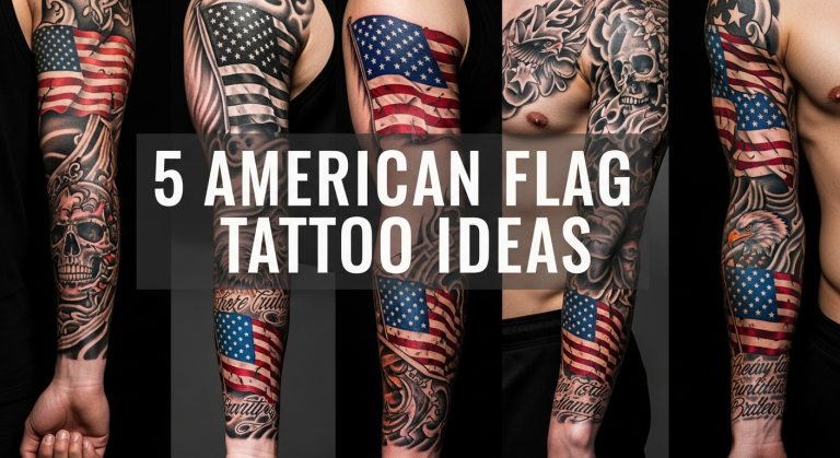 american flag tattoo